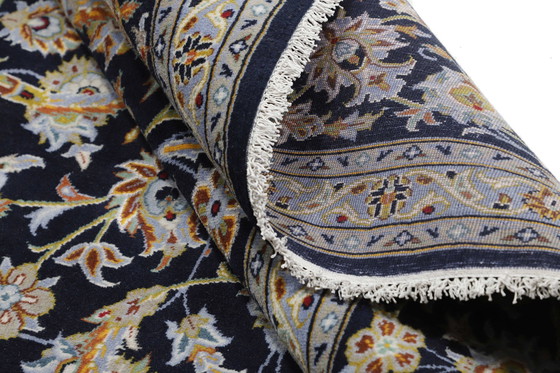 Image 1 of Tapis persan original noué à la main Keshan 385 X 280 cm Très bon état Fin avec soie