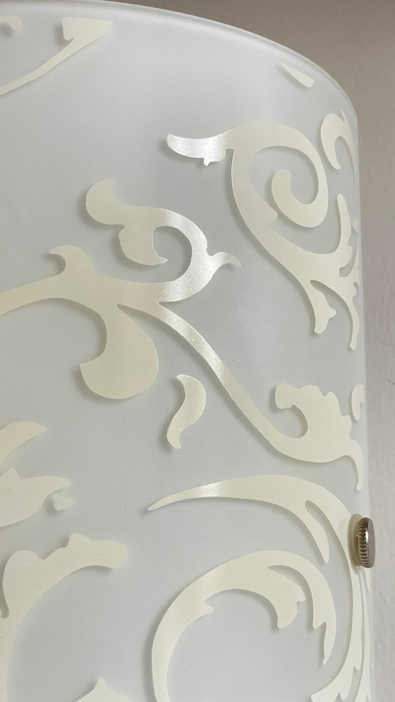 Image 1 of Polished and Silk-screened Glass Wall Lamp by Eglo