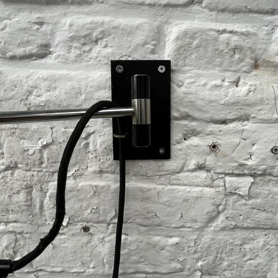 Image 1 of Angling lamp / wall lamp black steel