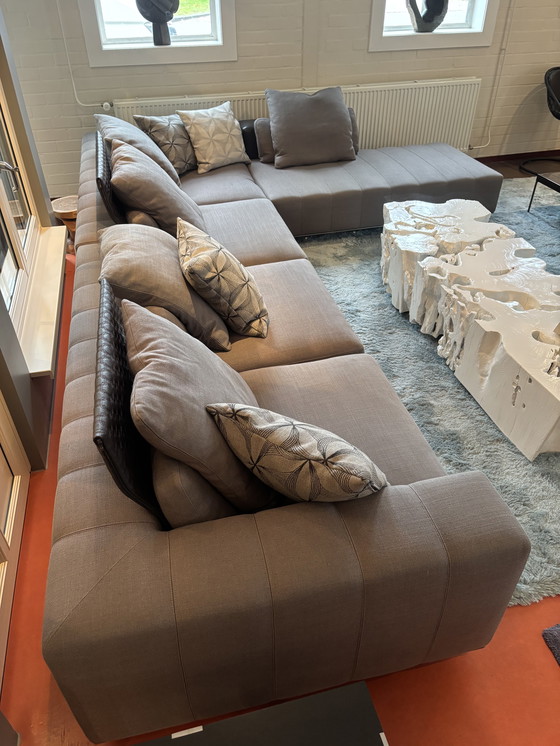 Image 1 of Minotti Freeman modulaire hoekbank stof cat. G lp € 35.000,- 