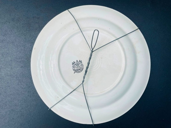 Image 1 of Boch - La Louvière plate * Napoleon series * Antique 19th century