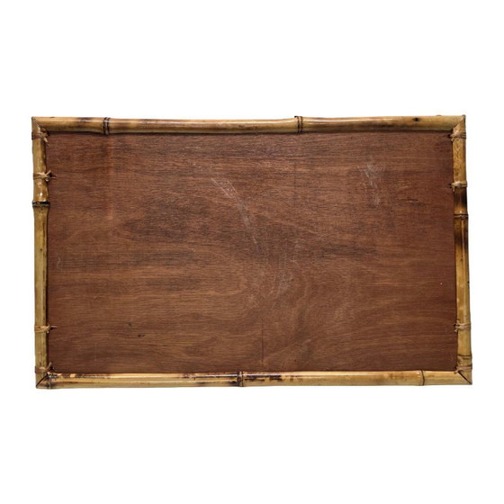 Image 1 of Vintage Turtle Bamboo Tray