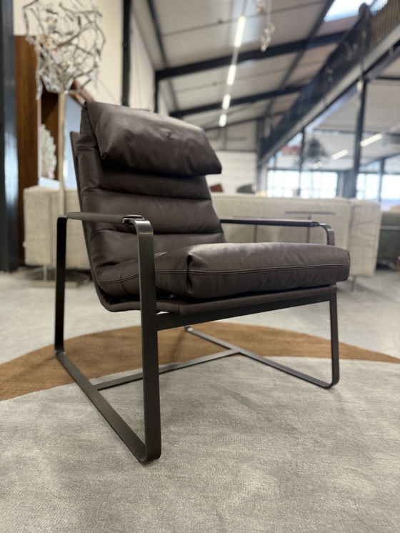 Image 1 of Sillón Leolux Indra Wapiti Cuero Marrón