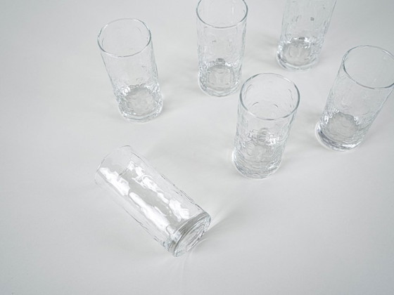 Image 1 of Ensemble de six verres, design danois, années 1970, fabriqués au Danemark