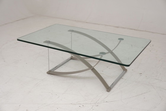 Image 1 of Rolf Benz 1150 Couchtisch Beistelltisch Tisch Glas 140 cm