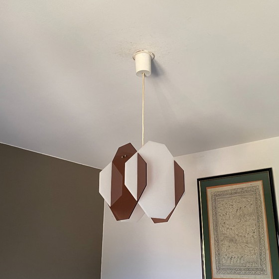 Image 1 of Lampada a sospensione in stile era spaziale. 1970. Plexiglas.