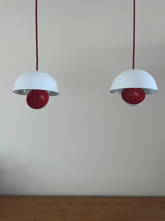 Image 1 of Vaso da fiori vintage Louis Poulsen - Verner Panton - VP1