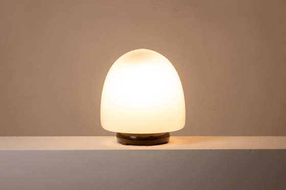 Image 1 of Leucos. Pair of egg-shaped glass lamps. Italy, 1960s.