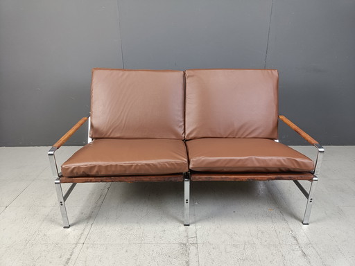 Vintage Fk 6720 Sofa van Fabricius & Kastholm voor Kill International, 1960S