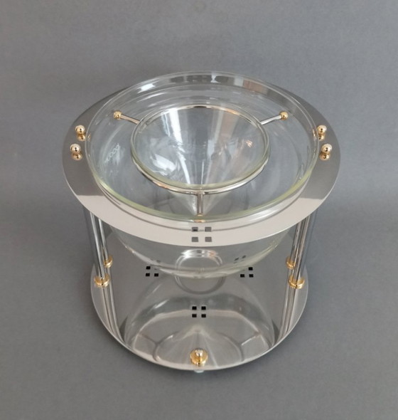 Image 1 of Carsten Jorgensen, plat de service multifonctionnel en forme de colonne, de style postmoderne, pour caviar, Bodum, vers 1990