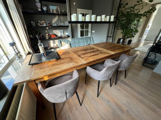 Landelijke Eettafel 6 Tot 8 Personen – Wood (photo 2 of 26)