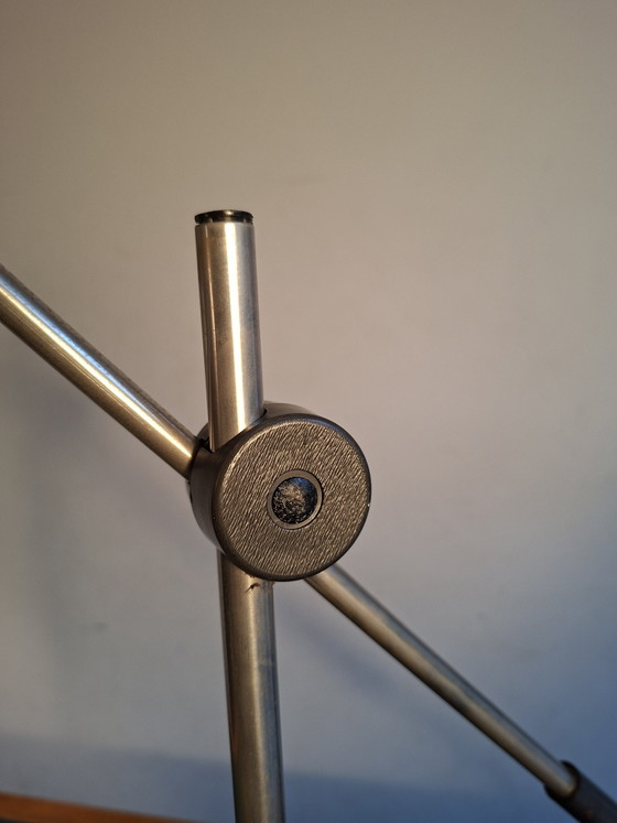 Sleek Vintage Industrial Desk Lamp, Dutch Design Sixties – Hala, Reading Lamp, Aluminium, Metal (photo 8 of 15)