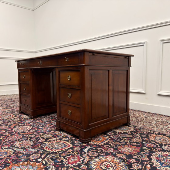 Bureau italien classique Assi D'Asolo – Bureaux, Leather, Wood (photo 6 of 18)