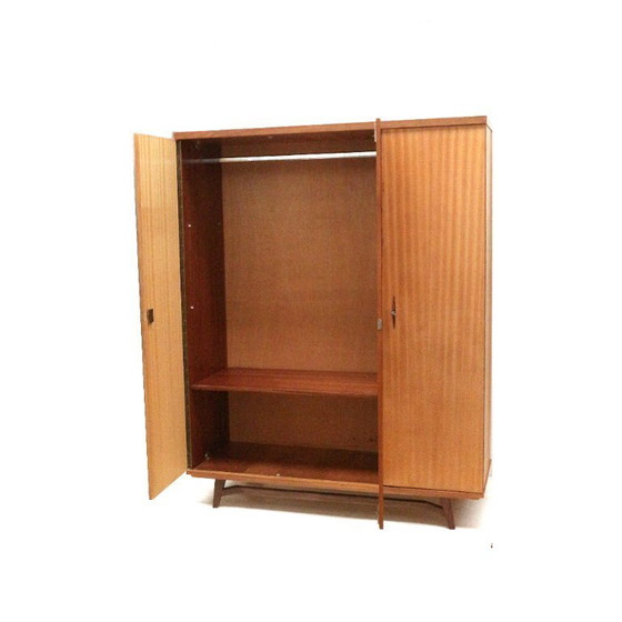 Image 1 of Vintage 3-door wardrobe / linen cupboard from the 1960s