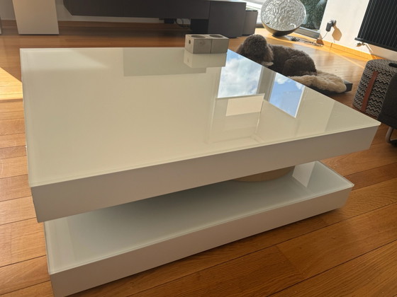 Modern coffee table – Wood, Glass (photo 4 of 5)