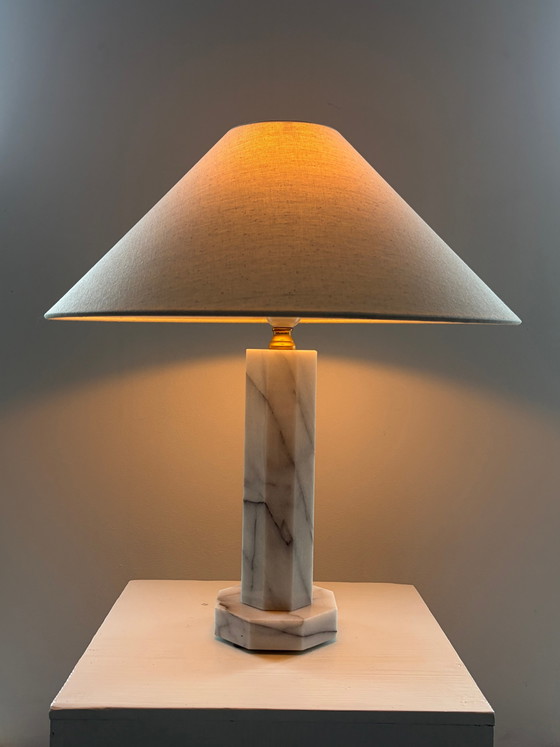 Lampe vintage avec base en marbre (photo 6 of 6)