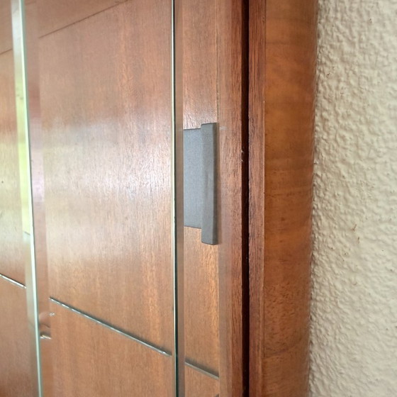 Vetrina da parete polacca Mid-Century in stile Art Déco – Vetrine, Glass, Wood (photo 9 of 14)
