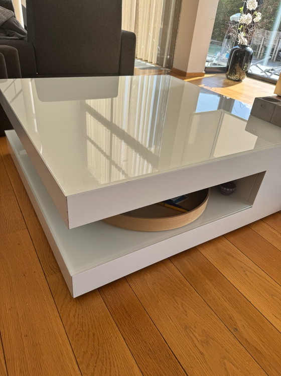 Modern coffee table – Wood, Glass (photo 2 of 5)