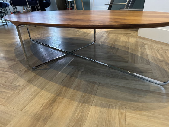 Image 1 of Montis Flint oval coffee table walnut