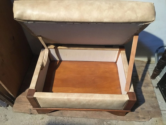 Pouf baule poggiapiedi – Poggiapiedi e pouf, Legno, Vintage (photo 5 of 10)