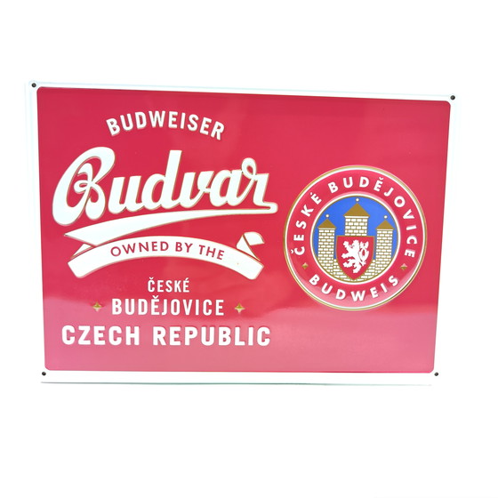 Image 1 of Budweiser Budvar advertising sign