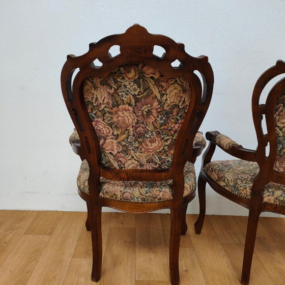 Set di sedie e poltrone vintage francesi Luigi XV Gobelin – Textile (photo 15 of 20)
