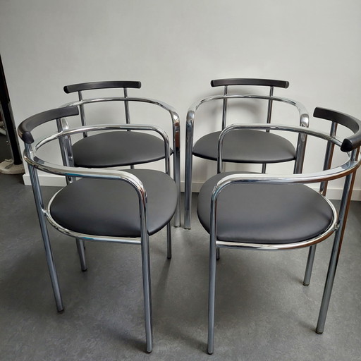 4x Segis Italy Martina Dining Chairs. Carlo Bimbi
