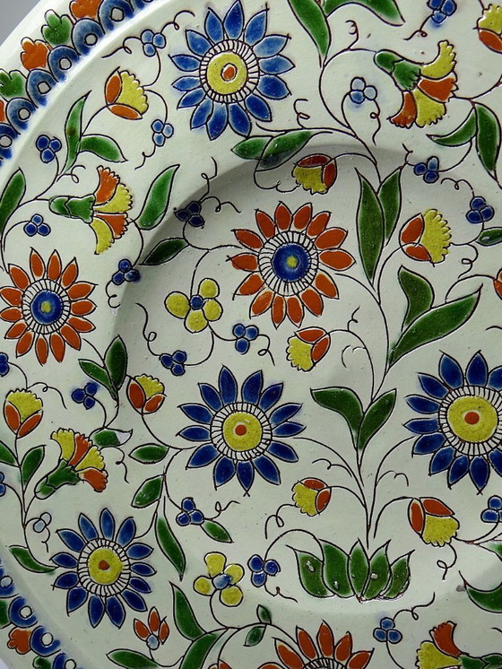 Image 1 of Thun enamel dish signed Schoch-Läderach old Swiss artisanal & rare