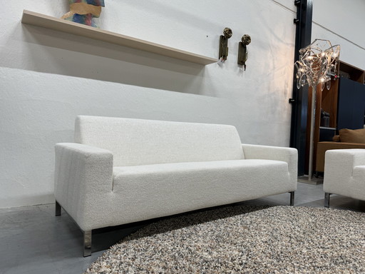 Gelderland 6515 Bank 3 places tissu mousse