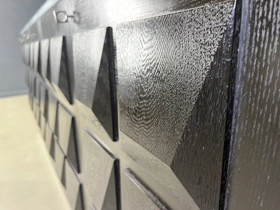 Image 1 of Credenza brutalista nera, anni '70