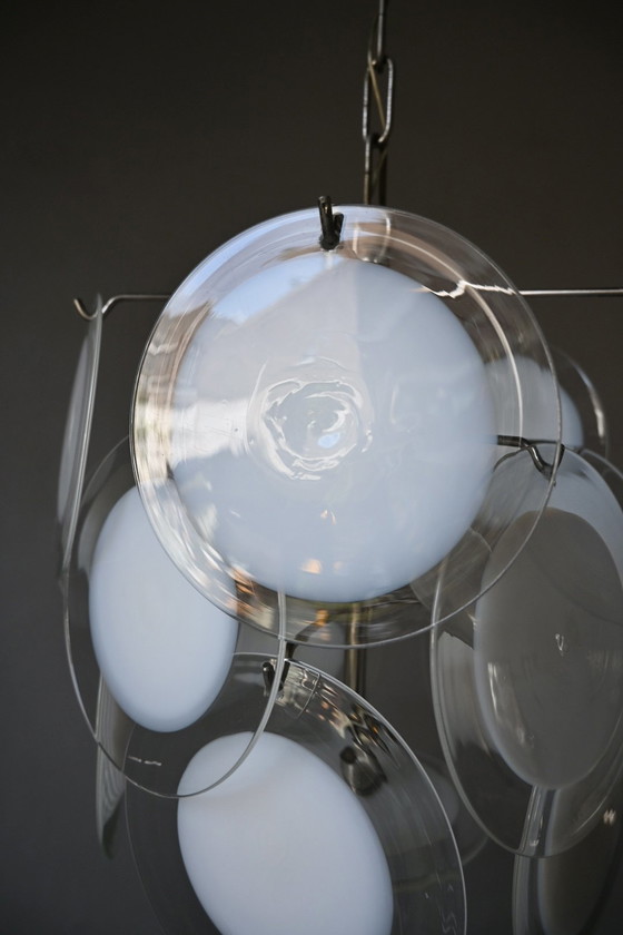 Image 1 of Italian Vistosi chandelier from the 60s or 70s