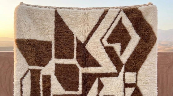 Handmade traditional artisanal Berber Rug size 150/250 cm – Ahrend, Rugs & carpets, Wool (photo 6 of 9)