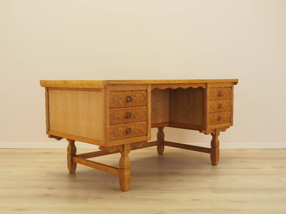 Image 1 of Oak desk, Danish design, 1960s, designer: Henning Kjærnulf