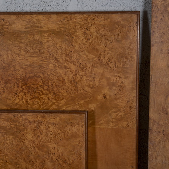 Art Deco Wurzelholzbett – Schlafzimmerzubehör (photo 6 of 17)