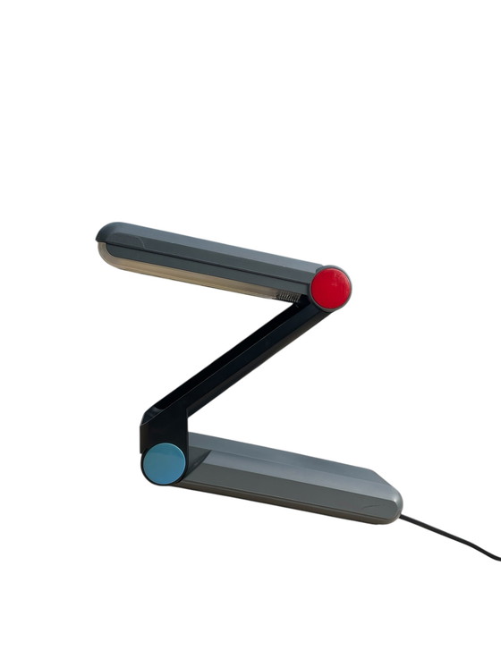 Image 1 of Philips Z-Lamp FGG200 Memphis anni '80 per tavolo o parete pop art HongKong vintage