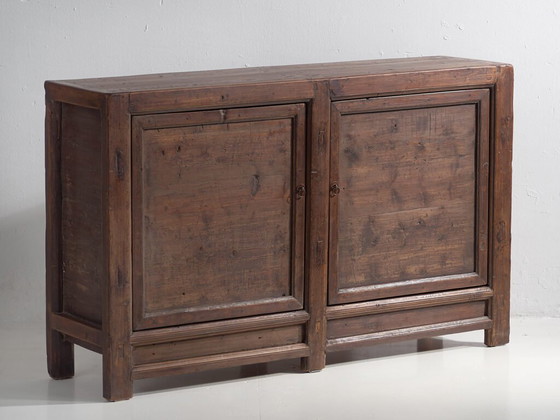 Antiek dressoir met twee deuren (ca. 1920) – Wood (photo 5 of 9)