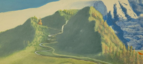 Switzerland – Paintings & Drawings, Wood, Canvas (photo 4 of 9)