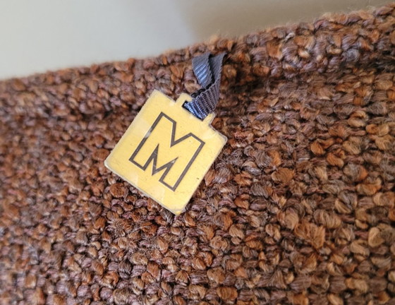 Image 1 of Bank met twee leren fauteuils