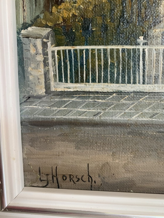 Peinture à l'huile – L.H. Horsch, Objets d'art, Bois, Toile (photo 9 of 14)