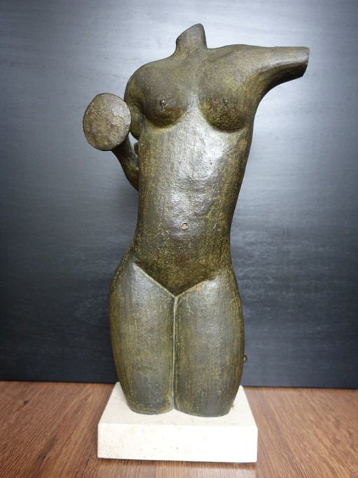 Bronze torso