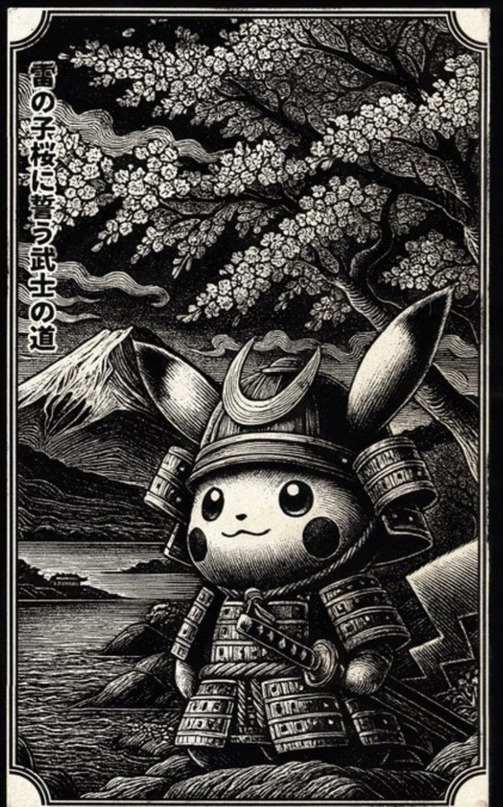 Exklusive Pokémon Kunst: Mount Fuji – Gemälde & Zeichnungen, Andere (photo 2 of 5)
