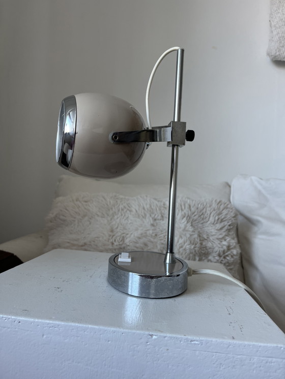 Image 1 of Vintage Oogbol Lamp Beige