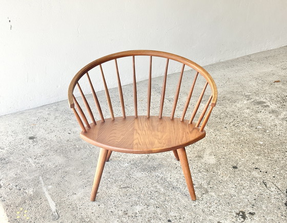 1950ies Arka Lounge Chair Designed by Yngve Ekström for Stolab, Sweden – Armchairs, Cotton, Wood (photo 4 of 12)