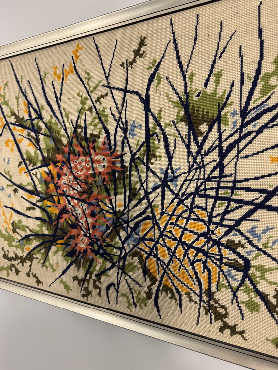Image 1 of Tapisserie Brodée Elie Grekoff Années 60