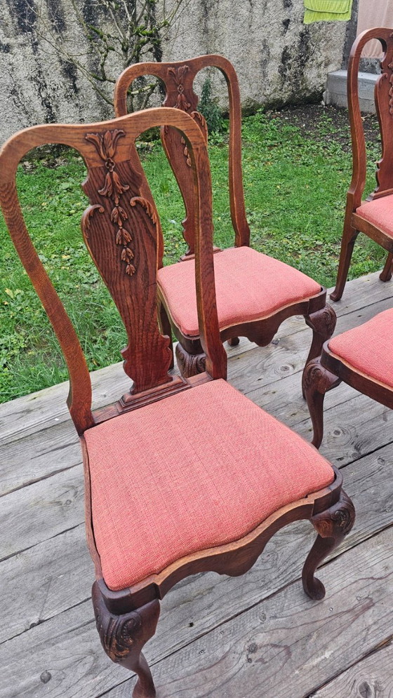 Stoel in Queen Anne/Chippendale-stijl – old school, Eetkamerstoelen, Wood (photo 4 of 9)
