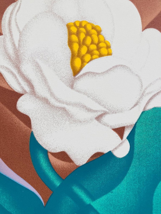 Image 1 of Jack Brusca - Fiore di globo - Serigrafia vintage