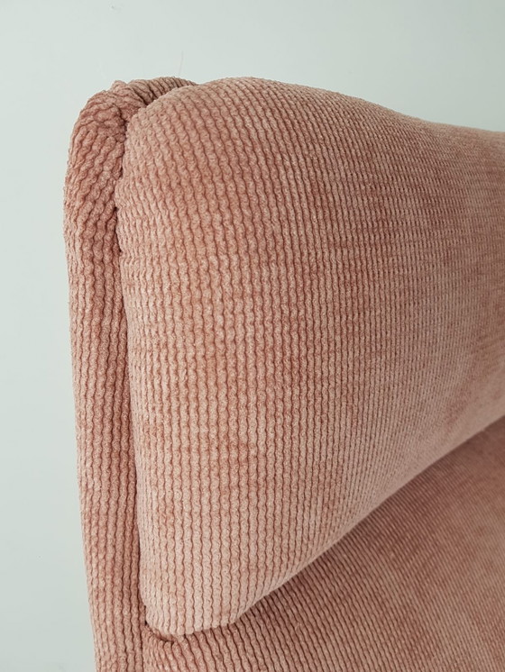 Image 1 of Vintage Artifort bureaustoel | stoel roze bruin nieuwe stof