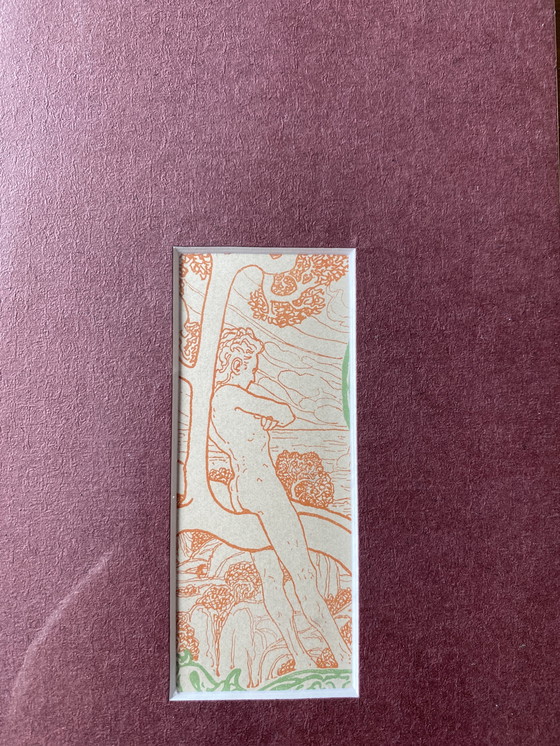 Image 1 of Litografía original de Fidus 1898 Art Nouveau