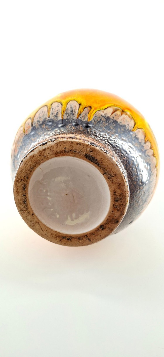 Image 1 of Large vintage West German "Fat Lava" vase (1970s)