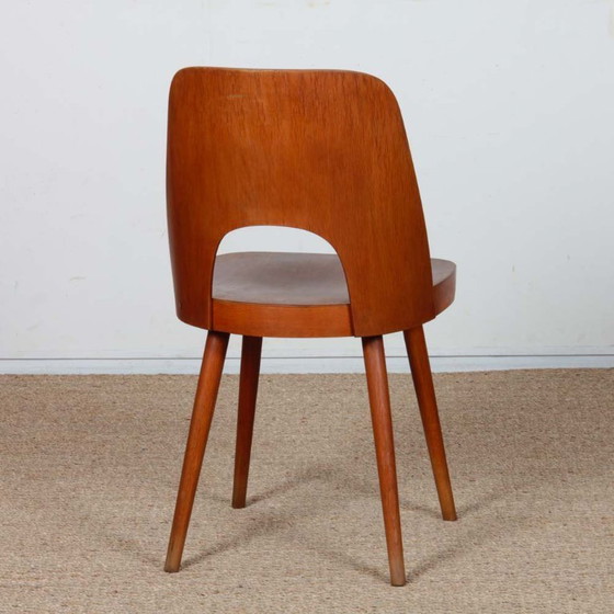Image 1 of Set van 4 vintage stoelen van Oswald Haerdtl voor Ton, 1960.